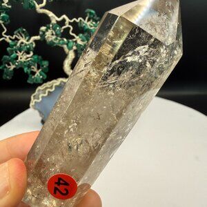 Smokey Quartz Point Tower 3.39” Tall Genuine Brazil Crystal Natural 42